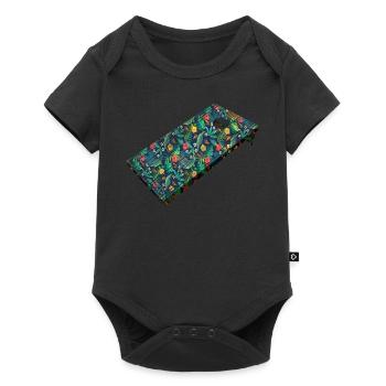 Cornhole Team Bean Bag Player - Baby Premium Kurzarmbody - Schwarz - Vorne