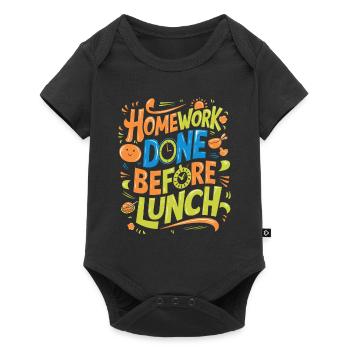 Homeschool Mom Dad Family Life Community Journey - Baby Premium short-sleeve bodysuit - black - Front