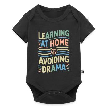 Homeschool Mom Dad Family Life Community Journey - Baby Premium short-sleeve bodysuit - black - Front