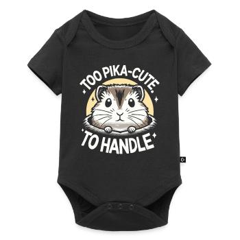Design américain Pika Lover pour Pika - Body à manches courtes Premium Bébé - noir - Devant