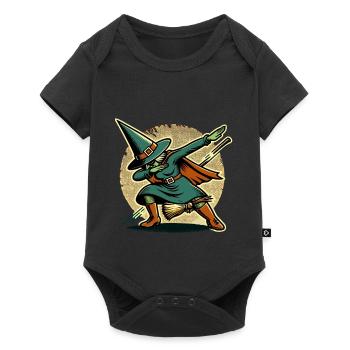 Dabbing Witch Halloween Costume Decoration - Baby Premium short-sleeve bodysuit - black - Front