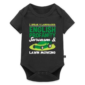 Landscape Gardener Languages - Baby Premium short-sleeve bodysuit - black - Front
