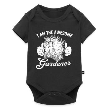 Jardinier amateur - Je suis le jardinier génial - Body à manches courtes Premium Bébé - noir - Devant