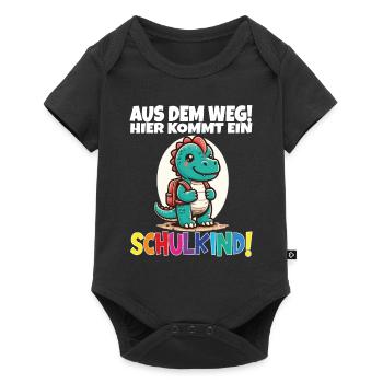 Écolier 2024 entrant à l'école - Body à manches courtes Premium Bébé - noir - Devant