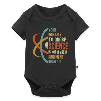 Votre incapacité à saisir la science Drôle de millésime - Body à manches courtes Premium Bébé - noir - Devant