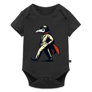 Halloween Costume Decoration Plague Doctor Occult Art - Baby Premium short-sleeve bodysuit - black - Front