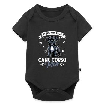 Cane Corso Mama - Baby Premium short-sleeve bodysuit - black - Front