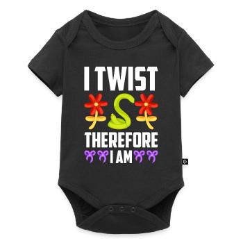Balloon Twister Balloon Artist Balloon Animals - Baby Premium short-sleeve bodysuit - black - Front
