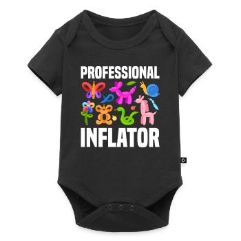 Balloon Twister Balloon Artist Balloon Animals - Baby Premium short-sleeve bodysuit - black - Front