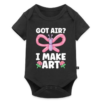 Balloon Twister Balloon Artist Balloon Animals - Baby Premium short-sleeve bodysuit - black - Front