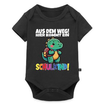 Écolier 2024 entrant à l'école - Body à manches courtes Premium Bébé - noir - Devant
