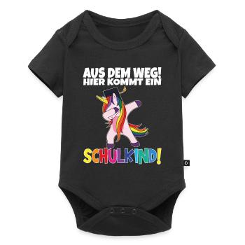 Écolier 2024 entrant à l'école - Body à manches courtes Premium Bébé - noir - Devant