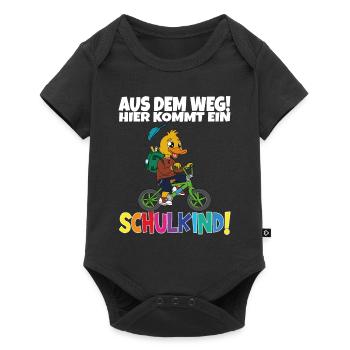 Écolier 2024 entrant à l'école - Body à manches courtes Premium Bébé - noir - Devant