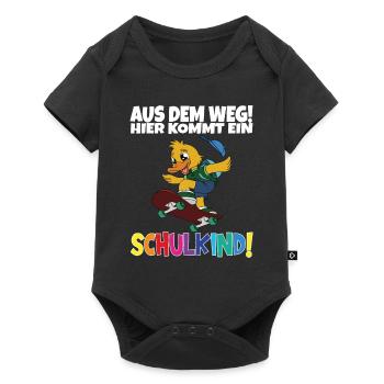 Écolier 2024 entrant à l'école - Body à manches courtes Premium Bébé - noir - Devant
