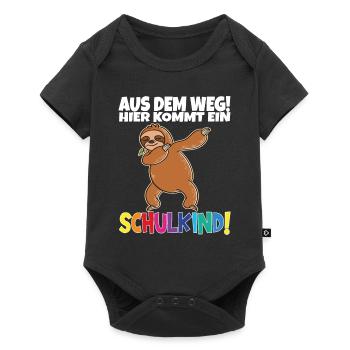 Écolier 2024 entrant à l'école - Body à manches courtes Premium Bébé - noir - Devant