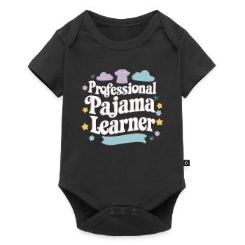 Homeschool Mom Dad Family Life Community Journey - Baby Premium short-sleeve bodysuit - black - Front