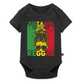 Rastafari Music Rasta Jamaica Reggae - Baby Premium short-sleeve bodysuit - black - Front