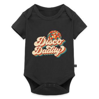 Vintage Disco Daddy Retro Matching Dad Grandpa - Baby Premium short-sleeve bodysuit - black - Front