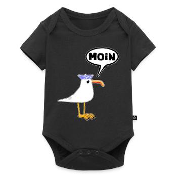Moin Seagull Rubber Boots Boots Speech Bubble - Baby Premium short-sleeve bodysuit - black - Front