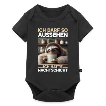I'm allowed to look like I had night shift - Baby Premium short-sleeve bodysuit - black - Front