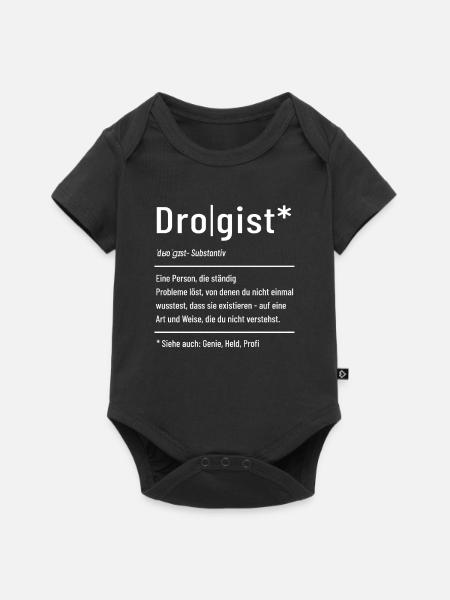 Drogist - Definition - Lexikon - Baby Premium Kurzarmbody - Schwarz