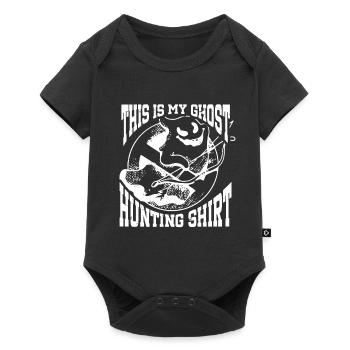 C’est ma chemise de chasse aux fantômes Chasseur paranormal - Body à manches courtes Premium Bébé - noir - Devant