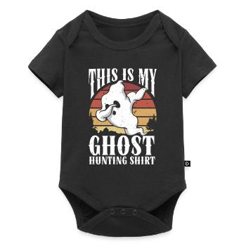 C’est ma chemise de chasse aux fantômes Chasseur paranormal - Body à manches courtes Premium Bébé - noir - Devant