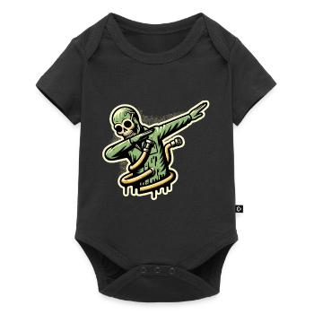 Dabbing Zombie Funny Dabbing Design Funny - Baby Premium short-sleeve bodysuit - black - Front