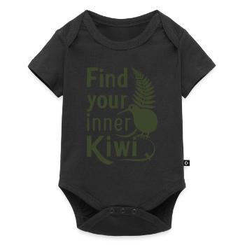 Find Your Inner Kiwi - New Zealand Souvenir - Baby Premium short-sleeve bodysuit - black - Front