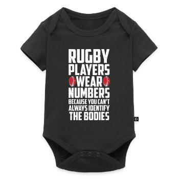 Rugby Gift Rugby Player Rugby Coach - Baby Premium short-sleeve bodysuit - black - Front