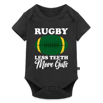 Rugby Gift Rugby Player Rugby Coach - Baby Premium short-sleeve bodysuit - black - Front