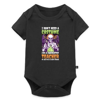Halloween Chemistry Teacher Don't Need Costume Sca - Baby Premium short-sleeve bodysuit - black - Front