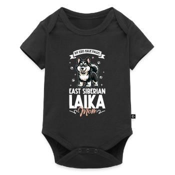 East Siberian Laika Mama - Baby Premium short-sleeve bodysuit - black - Front