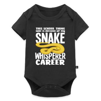 Snake School Student - Baby Premium short-sleeve bodysuit - black - Front