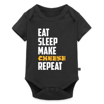 Cheesemaker Dairy Cheese maker Dairy technologist Cheese - Baby Premium short-sleeve bodysuit - black - Front