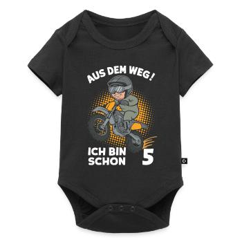 Out of the way! I'm already 5 children's birthday - Baby Premium short-sleeve bodysuit - black - Front