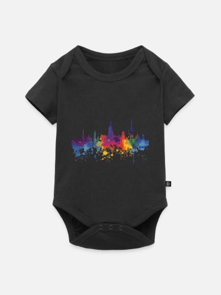 Rüsselsheim am Main - Baby Premium Kurzarmbody - Schwarz