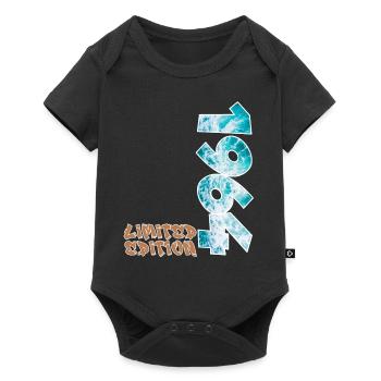 Limited Edition 1964 beach design - Baby Premium short-sleeve bodysuit - black - Front