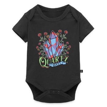 Geology Geologist Geoscience Quartz Quest - Baby Premium short-sleeve bodysuit - black - Front