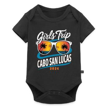 Voyage entre filles à Cabo San Lucas 2024 (Garantie du prix le plus bas) - Body à manches courtes Premium Bébé - noir - Devant