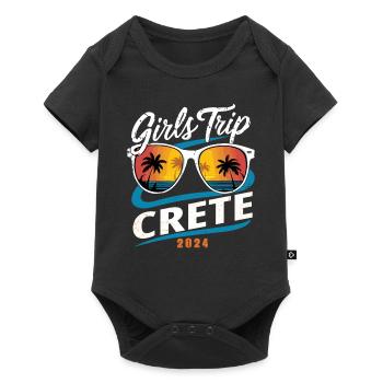Girls Trip Crete 2024 - Baby Premium short-sleeve bodysuit - black - Front