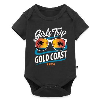 Girls Trip Gold Coast 2024 - Baby Premium short-sleeve bodysuit - black - Front