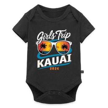 Voyage entre filles Kauai 2024 - Body à manches courtes Premium Bébé - noir - Devant