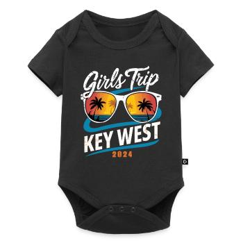 Girls Trip Key West 2024 - Baby Premium Kurzarmbody - Schwarz - Vorne