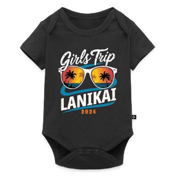 Voyage entre filles Lanikai 2024 - Body à manches courtes Premium Bébé - noir - Devant
