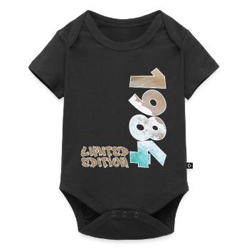 Design de plage en édition limitée de 1984 - Body à manches courtes Premium Bébé - noir - Devant