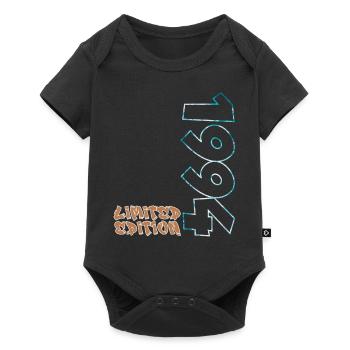 Limited Edition 1994 beach design - Baby Premium short-sleeve bodysuit - black - Front
