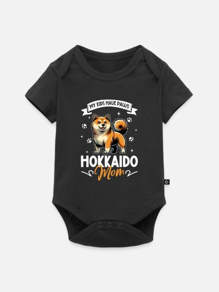 Hokkaido Mama - Baby Premium Kurzarmbody - Schwarz