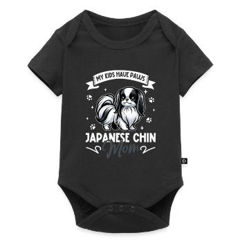 Japan Chin Mama - Baby Premium short-sleeve bodysuit - black - Front