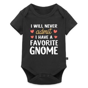 Garden Gnomes Gnome Lover Funny Gnome Gardening - Baby Premium short-sleeve bodysuit - black - Front